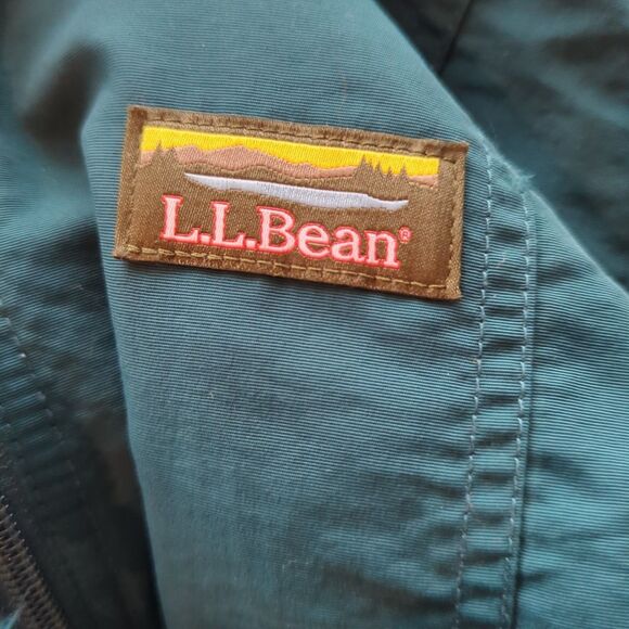 LL Bean Mountain Classic Jacket Womens XXS Blue Green Quilted Lined Full Zip - Picture 8 of 8